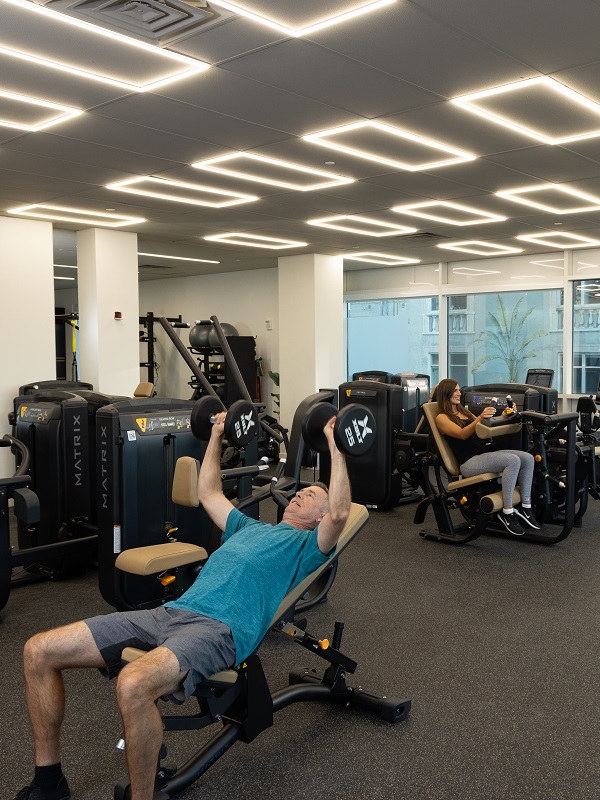 Fitness and Longevity Center Lifting Weights